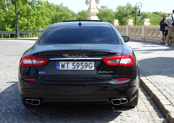 Maserati Quattroporte cena 260000 przebieg: 73000, rok produkcji 2014 z Warszawa małe 781